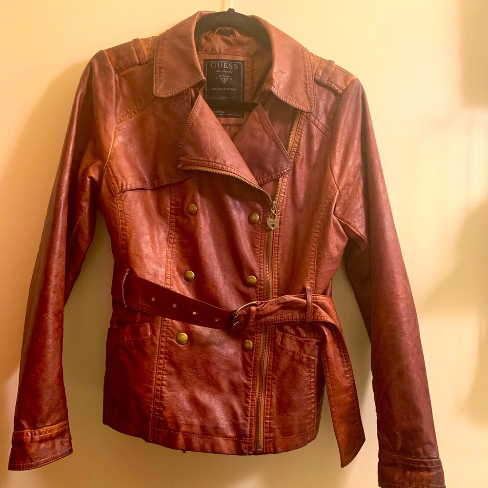 Beautiful faux-leather jacket
